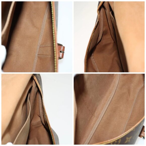 LOUIS VUITTON Monogram Saumur 35 Shoulder Bag M42254 LV Auth 140247 - Picture 16 of 16